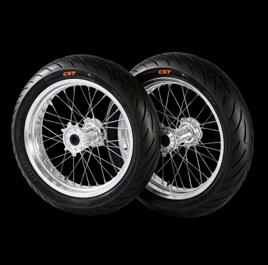 17’ Light Bee Supermoto Wheelset